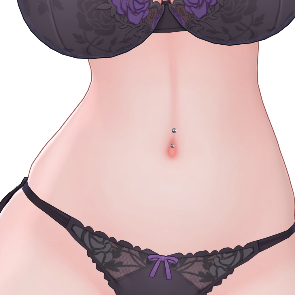 ミルティナ用シンプルヘソピアス