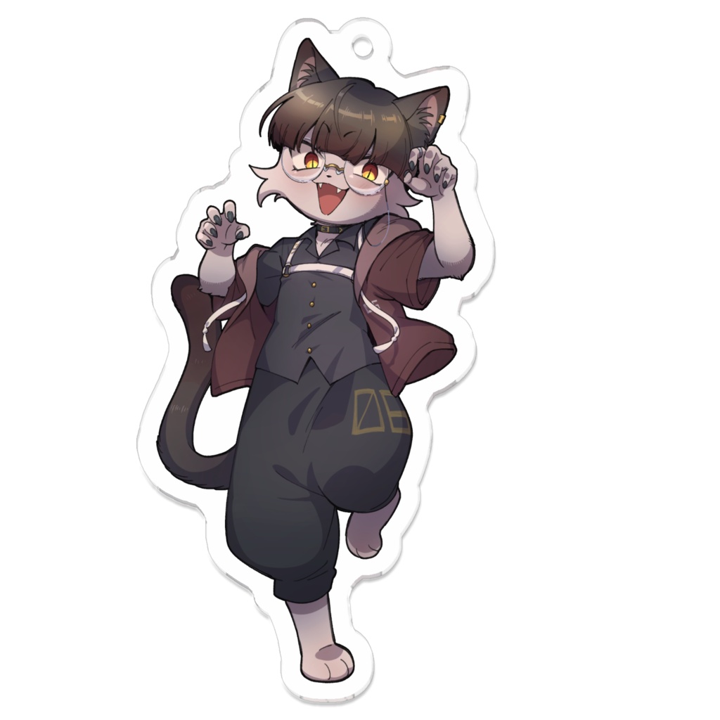 【 初配信記念 】推幸猫丸の最高にかわいいアクリルキーホルダー