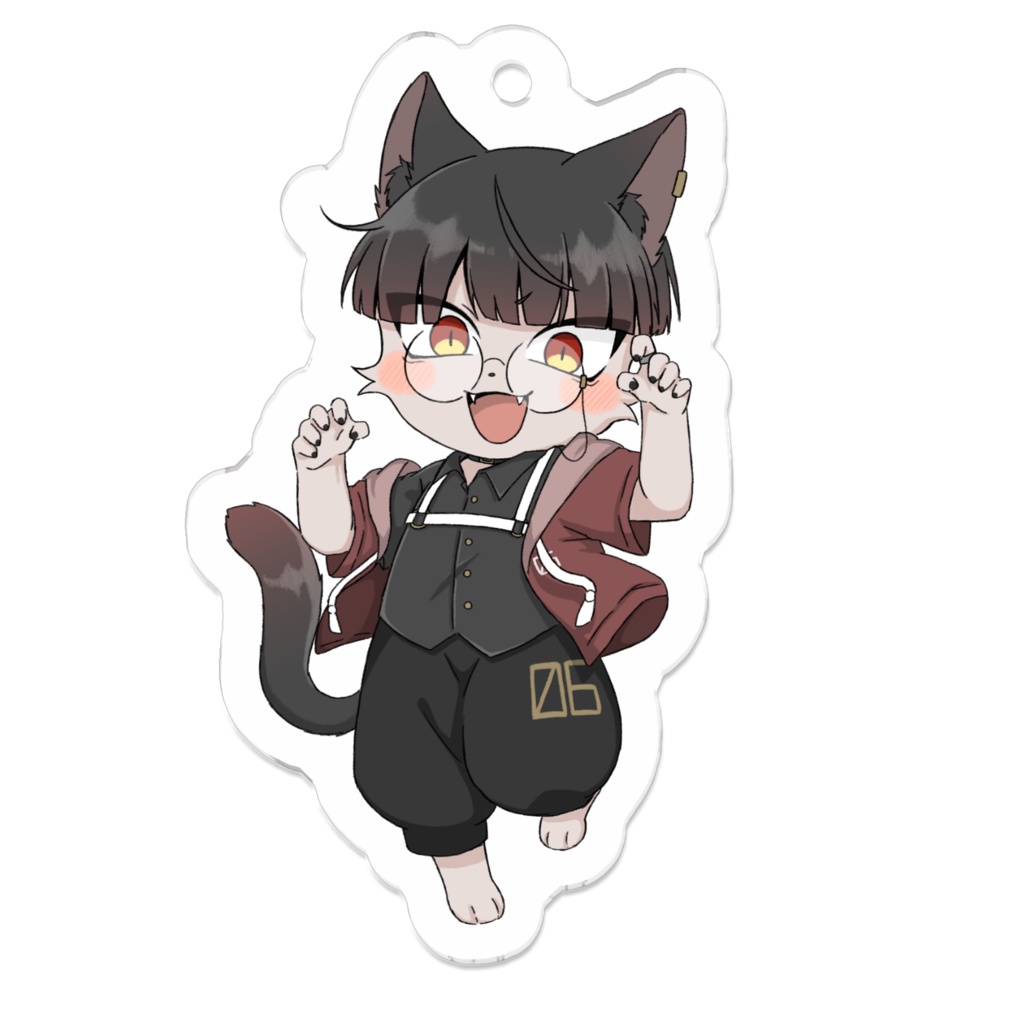 【 初配信記念 】推幸猫丸の最高にかわいいアクリルキーホルダー