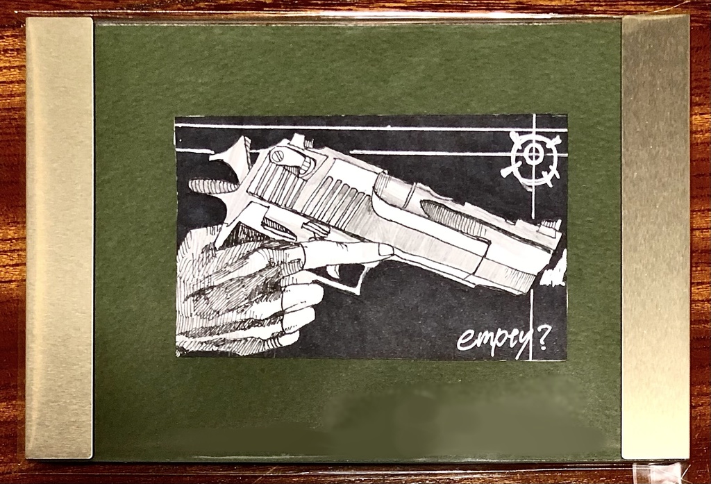 ミニ原画【Desert  Eagle】