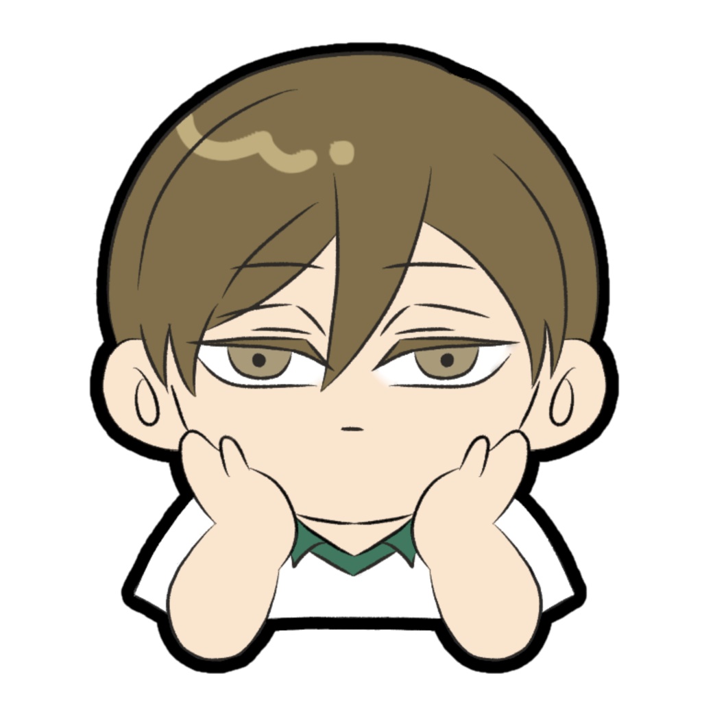 頬杖アクリルブロック　二口