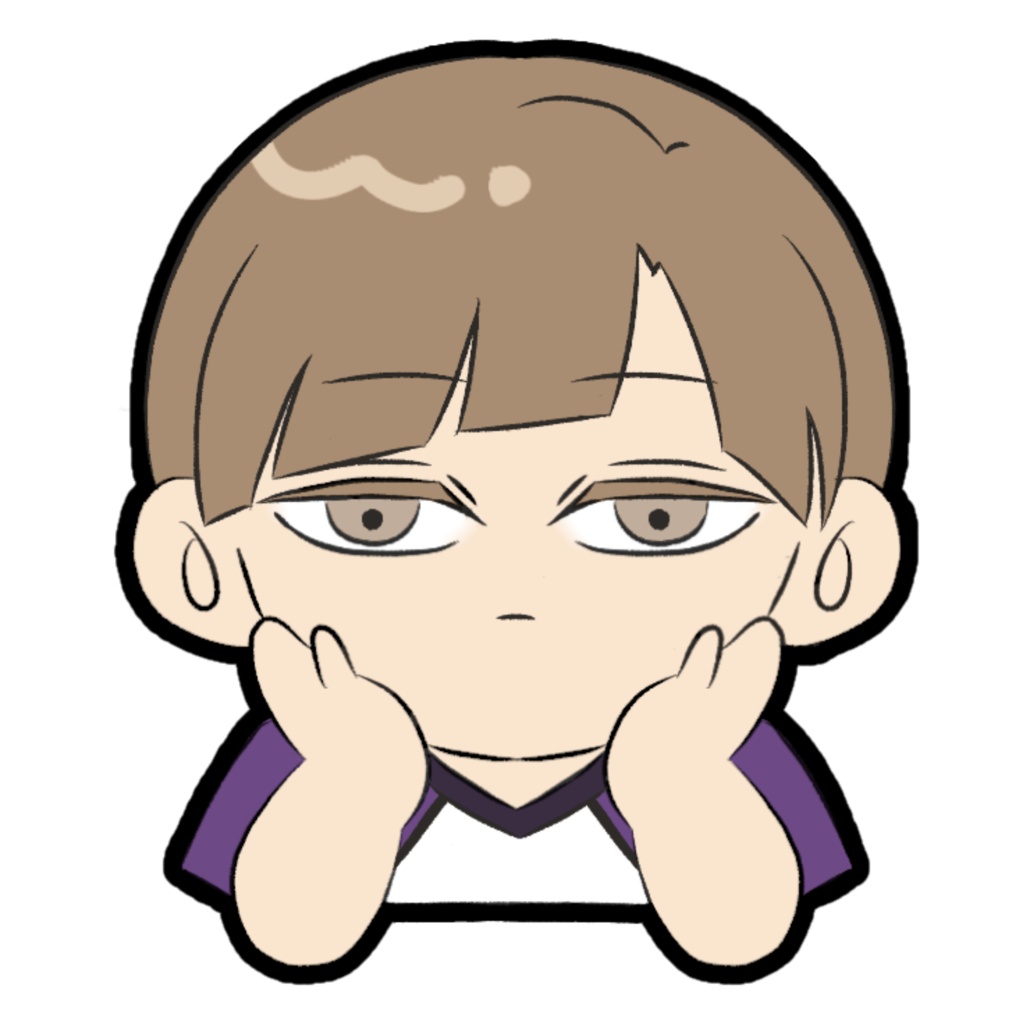 頬杖アクリルブロック　白布