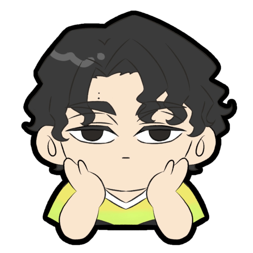 頬杖アクリルブロック　佐久早