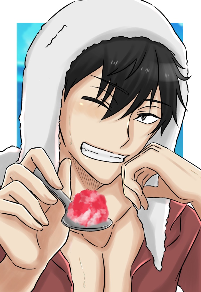 【ポスカ】7月デザイン-黒尾-