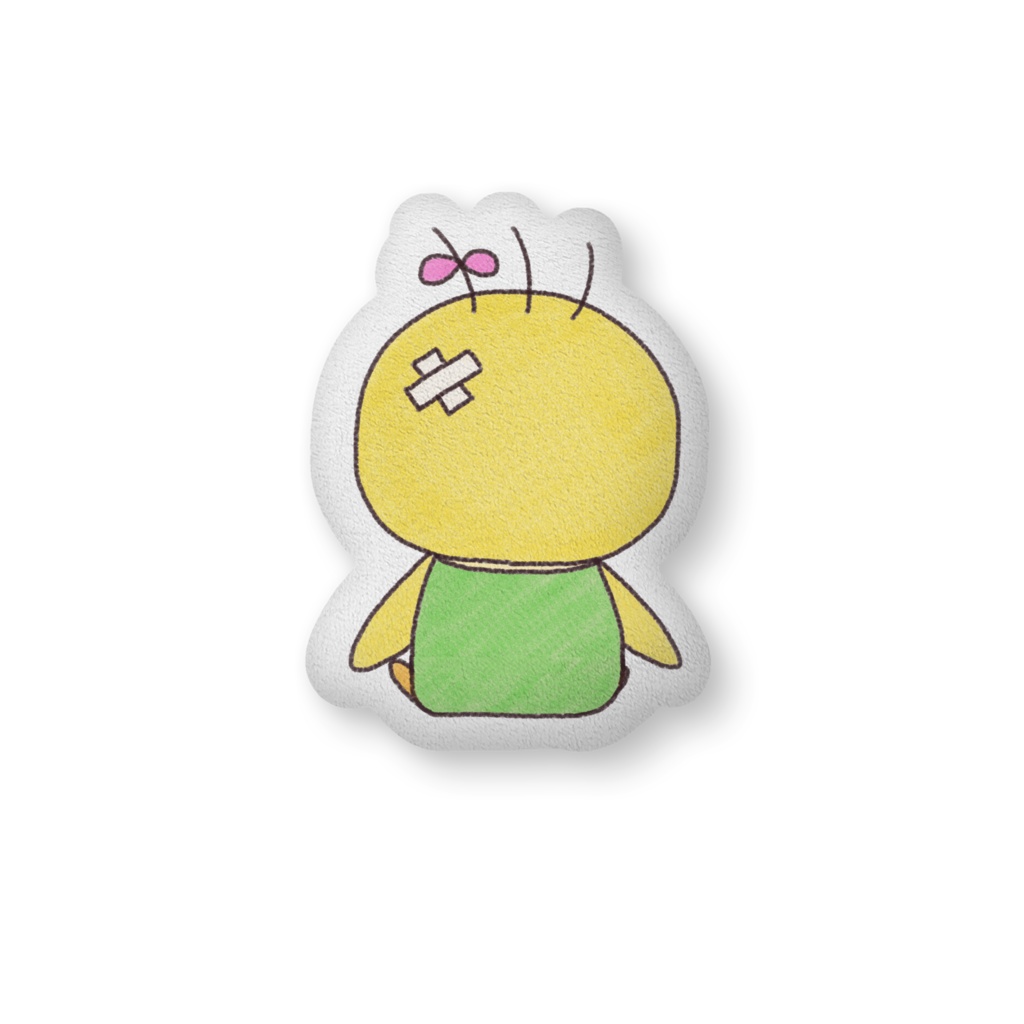 クッション・おりぼんひよこ