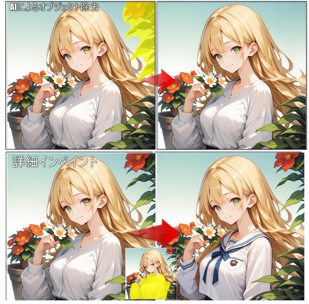 複数画像の効率修正ツール:AI Paint Cleaner (自動モザイクツール連携あり)