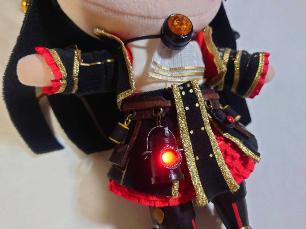 LED鉄道カンテラ(標識灯)+磁石付き補助具