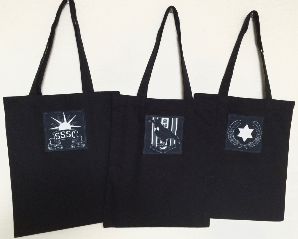 ワッペン付トート