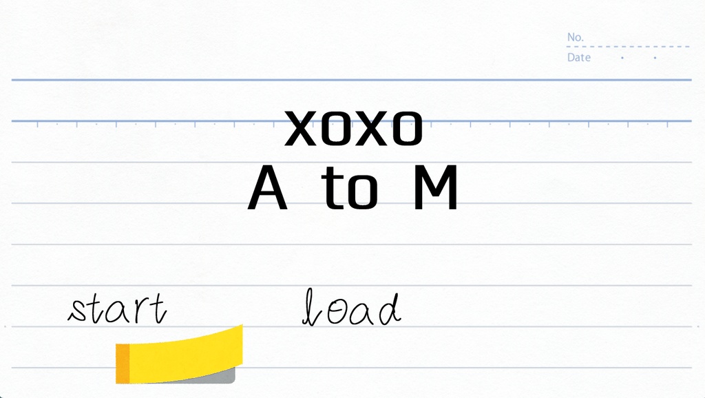 xoxo A to M(プロトタイプ)