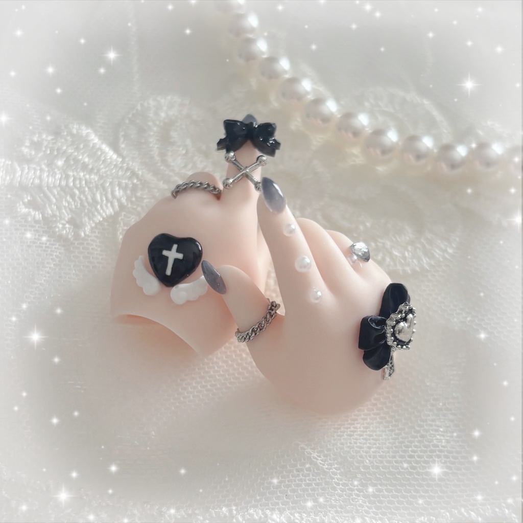 MDD ネイルハンド　ゴシックマグネットネイル