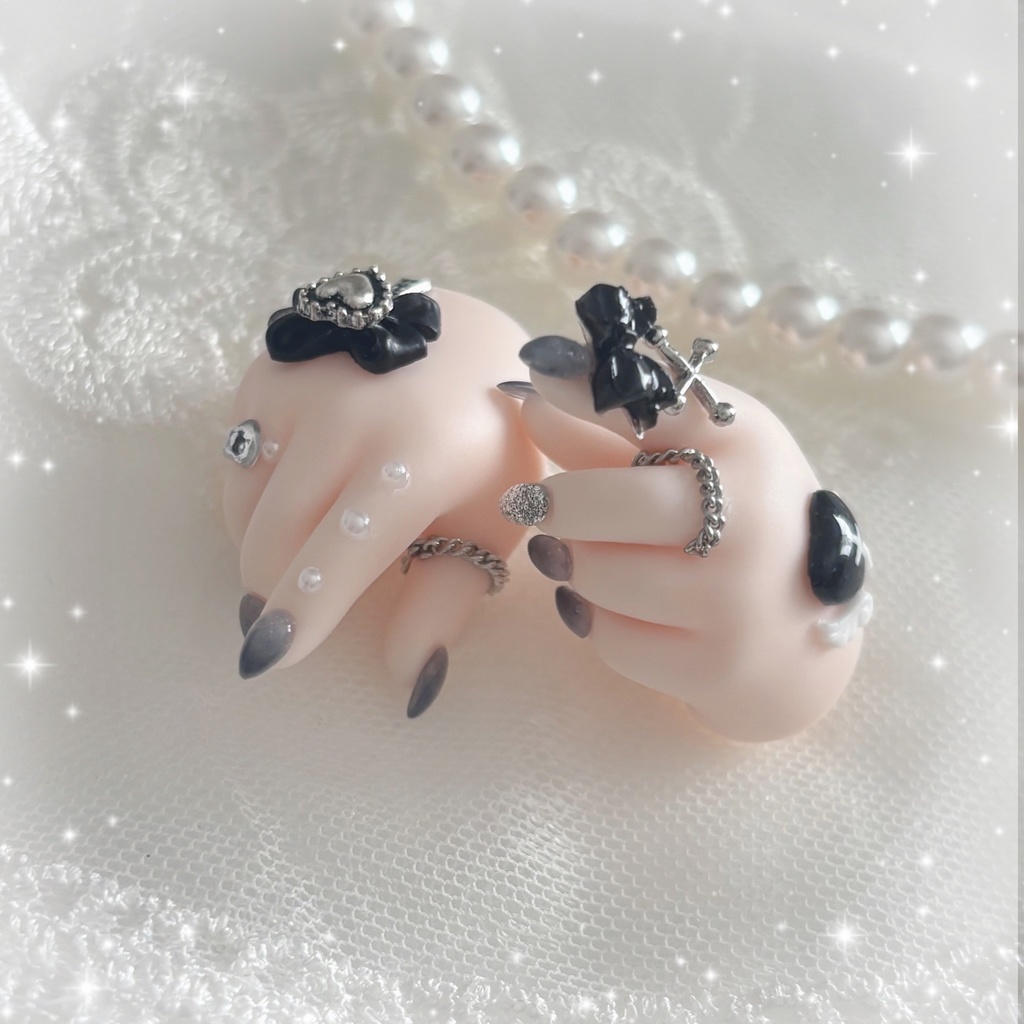 MDD ネイルハンド　ゴシックマグネットネイル
