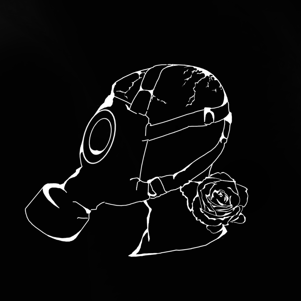 ［Free］ガスマスクと花のタトゥー