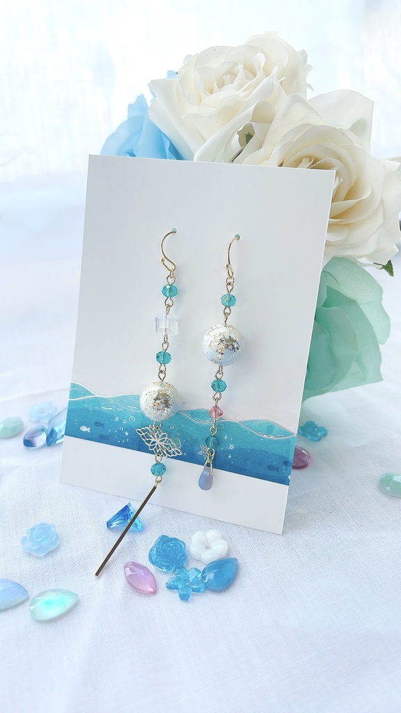 【一点もの】甲斐田晴　玄武イメージピアス