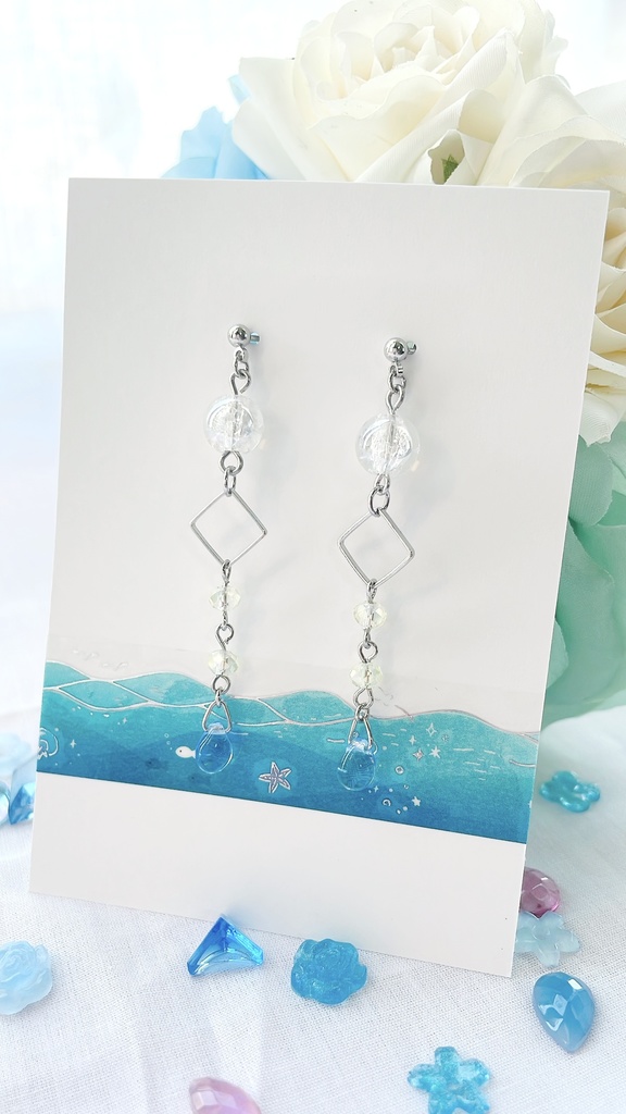 【一点もの】甲斐田晴　ラフ私服イメージピアス