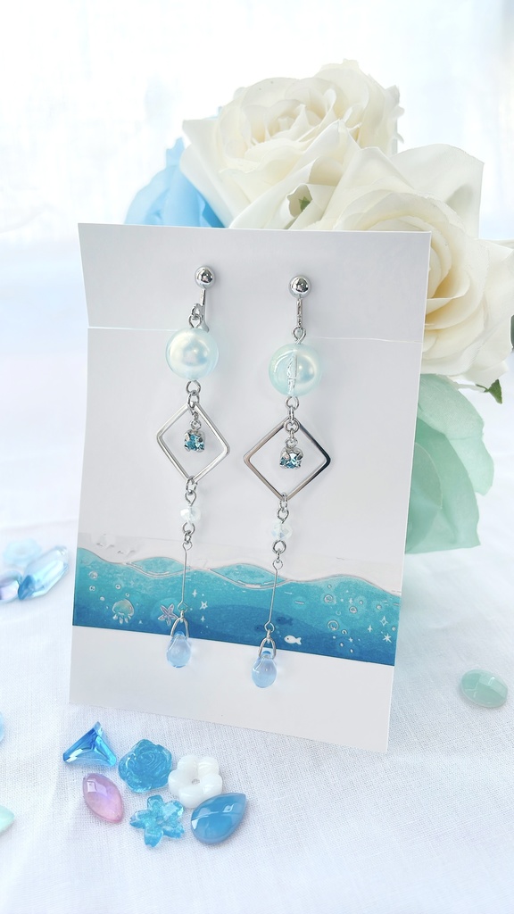 【一点もの】甲斐田晴　イメージイヤリング