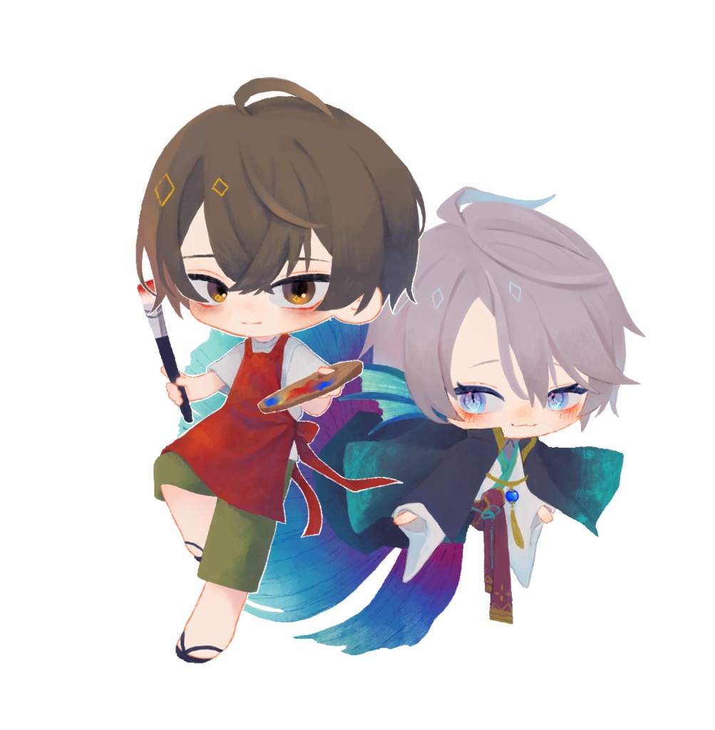 甲斐田＋加賀美　ステッカー