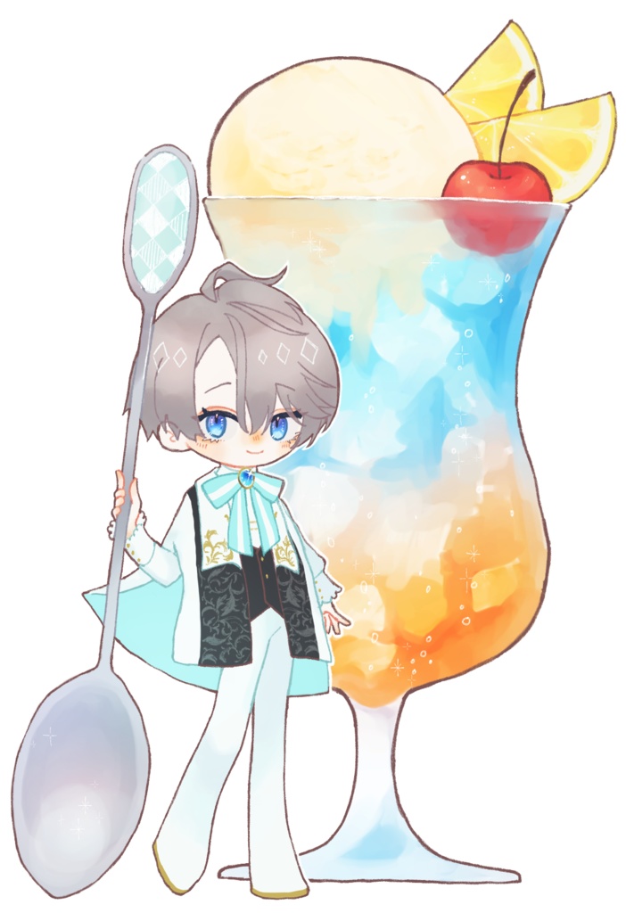 甲斐田Dolceモチーフ　ミニステッカー