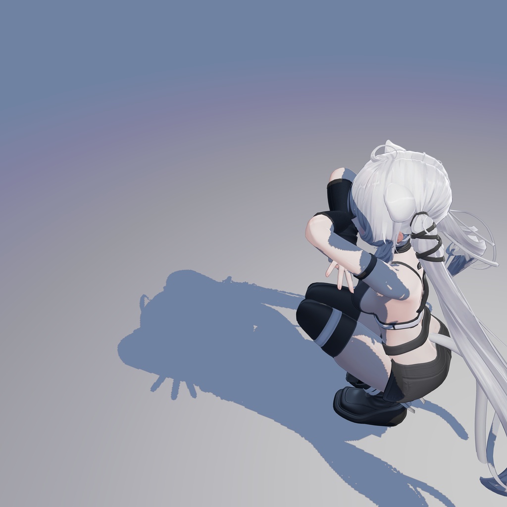 cat shadow pose