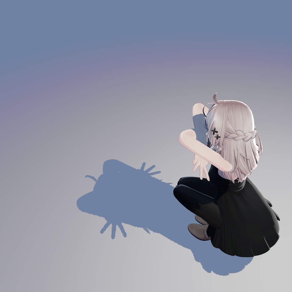 cat shadow pose