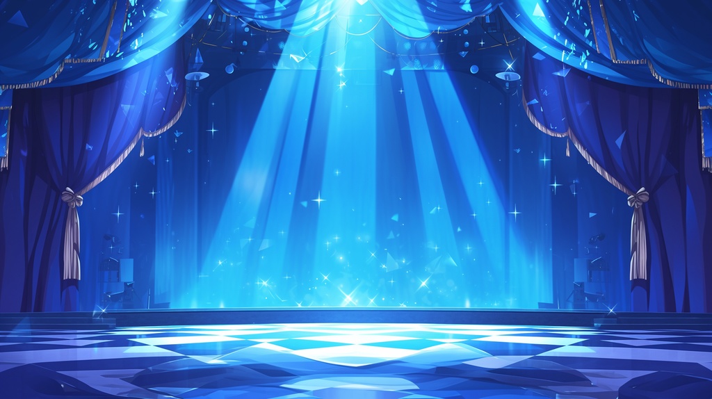 【フリー素材】音楽ステージ