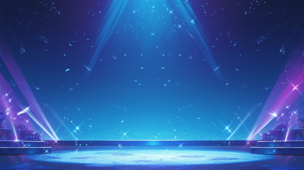 【フリー素材】音楽ステージ