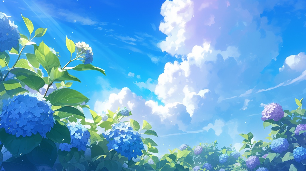 【フリー素材】あじさい