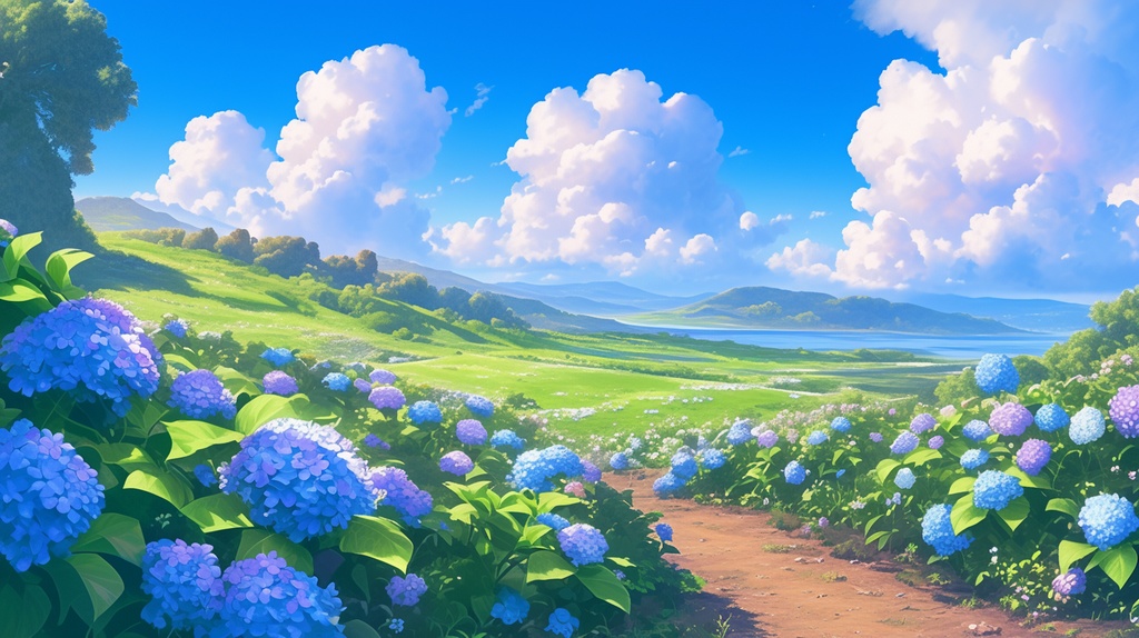 【フリー素材】あじさい