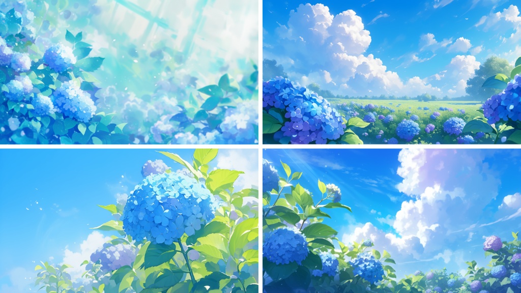 【フリー素材】あじさい