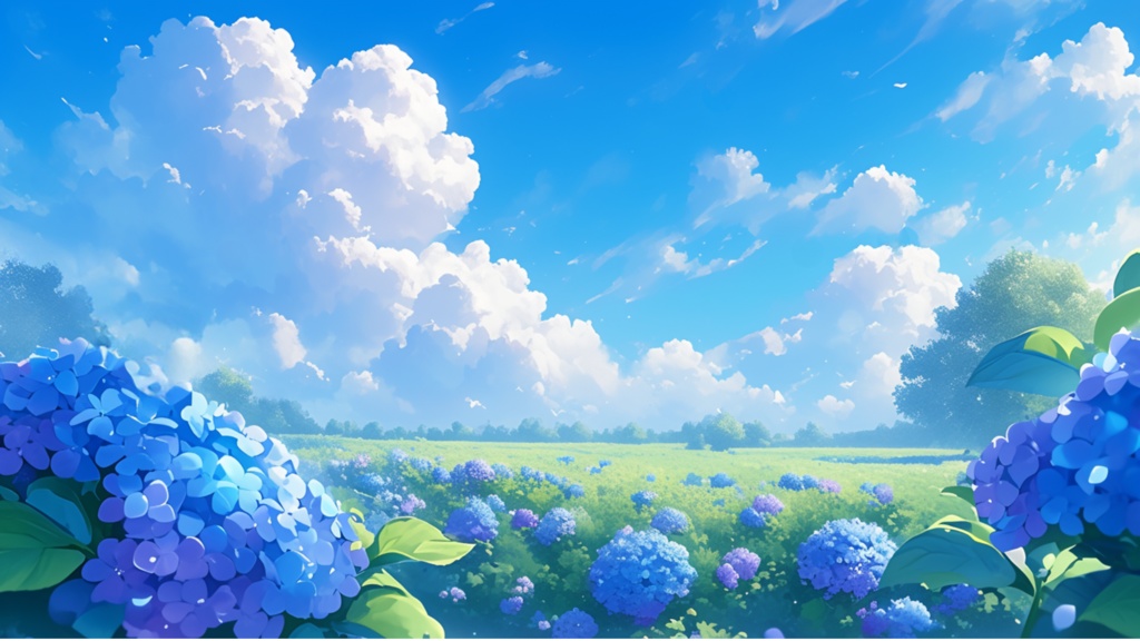 【フリー素材】あじさい