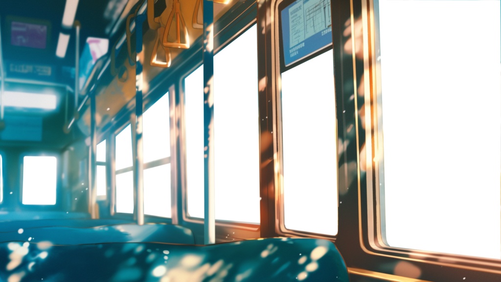 【透過素材】窓だけ透過バス8枚