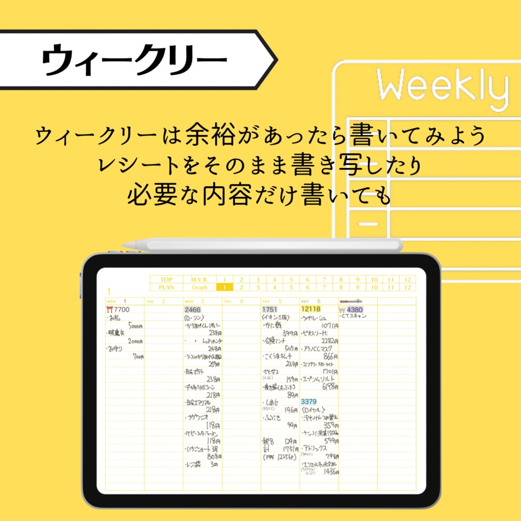 シンプルデジタル家計簿2024年度版