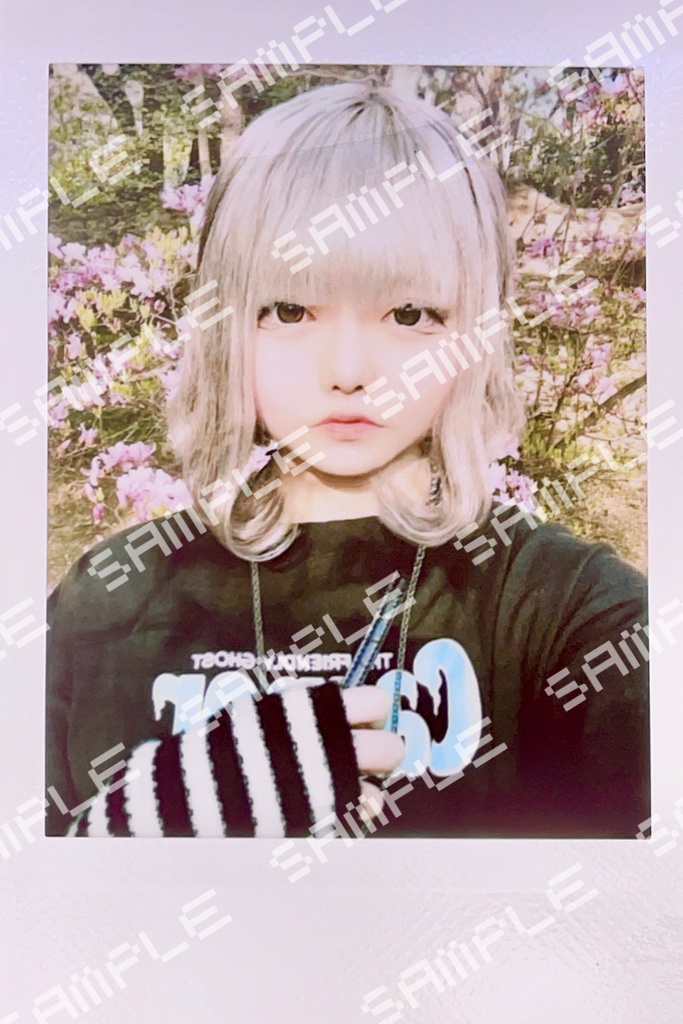 私服お花見版チェキ