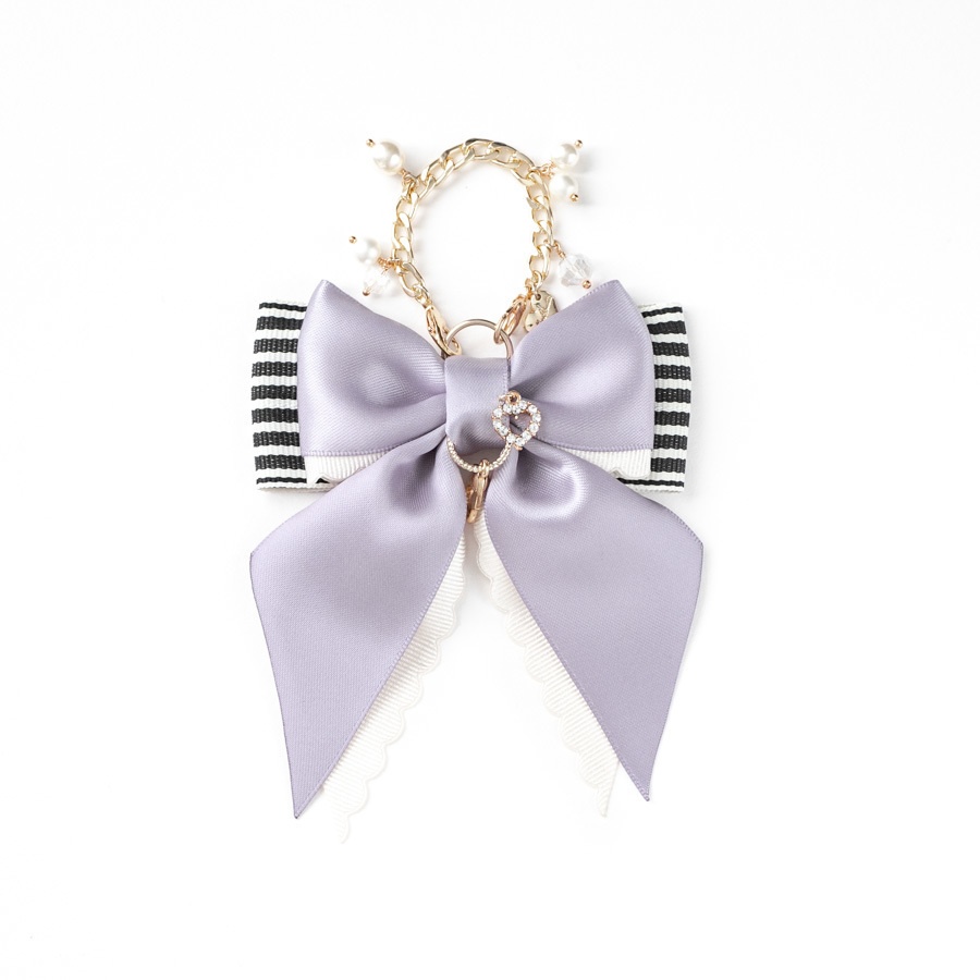 Sweet Things -off white- / バッグチャーム / スモーキーパープル