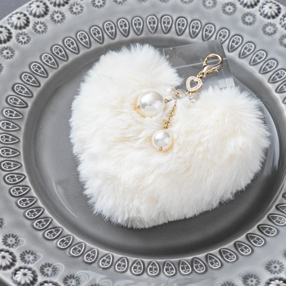 《 9Color 》Opéra / バッグチャーム + ハートファーチャーム