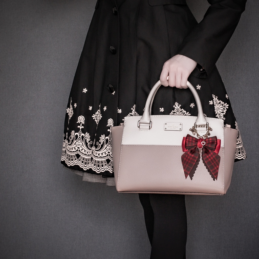 《SOLD》Sweet Things / ストロベリーラテ × チョコフォンデュ / バッグチャーム