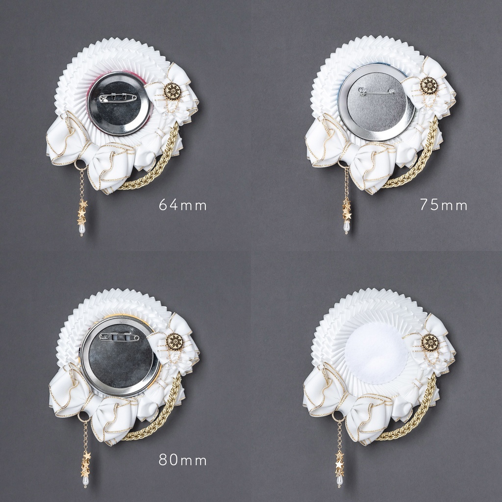 Chic Elegance - L / ホワイト / ロゼット