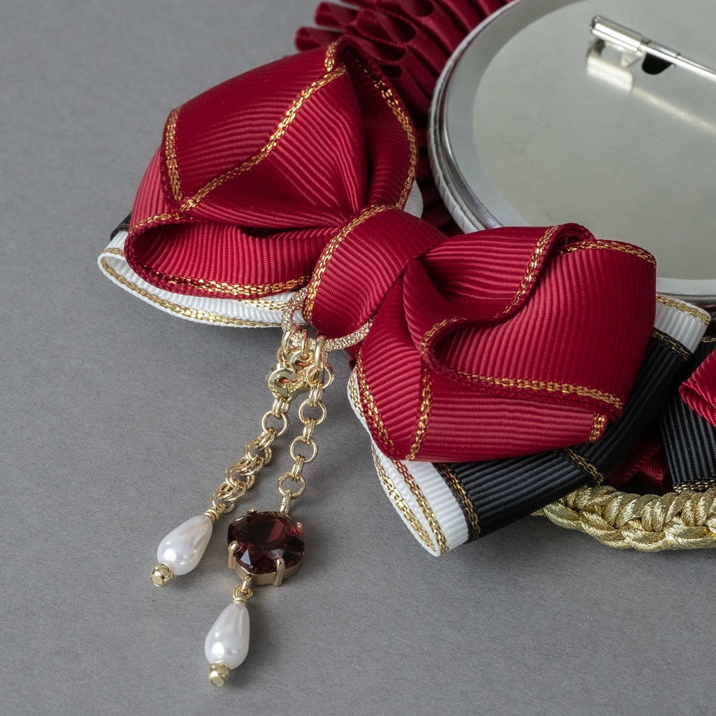 Chic Elegance - L / チェリーレッド / ロゼット