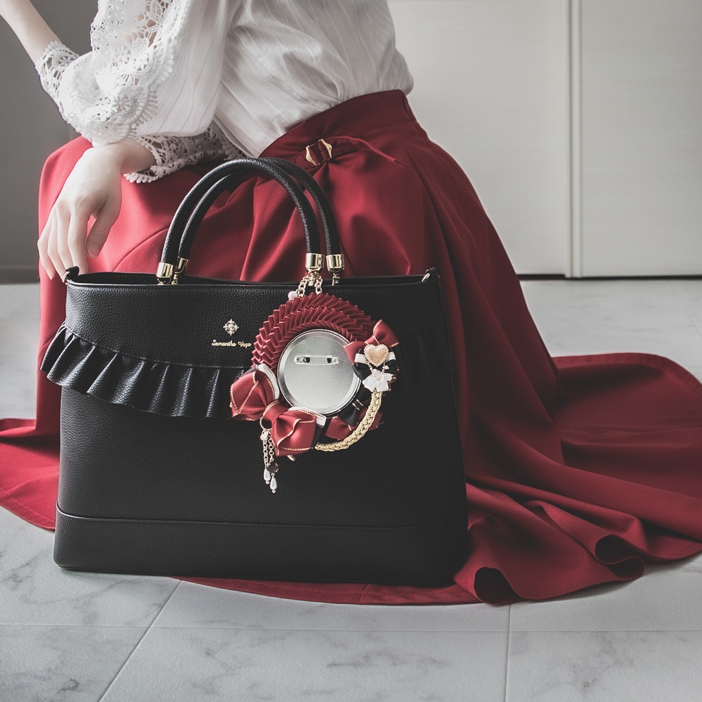 Chic Elegance - L / チェリーレッド / ロゼット