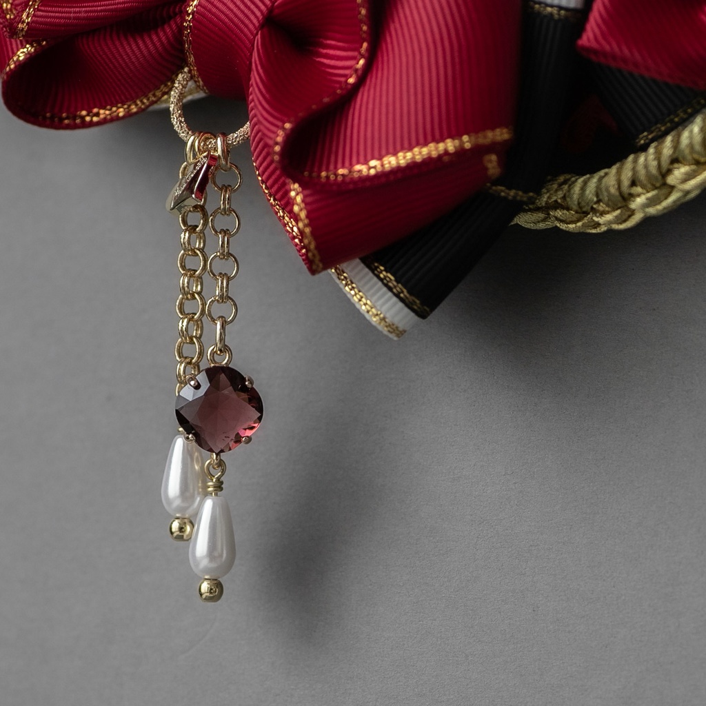 Chic Elegance - L / チェリーレッド / ロゼット