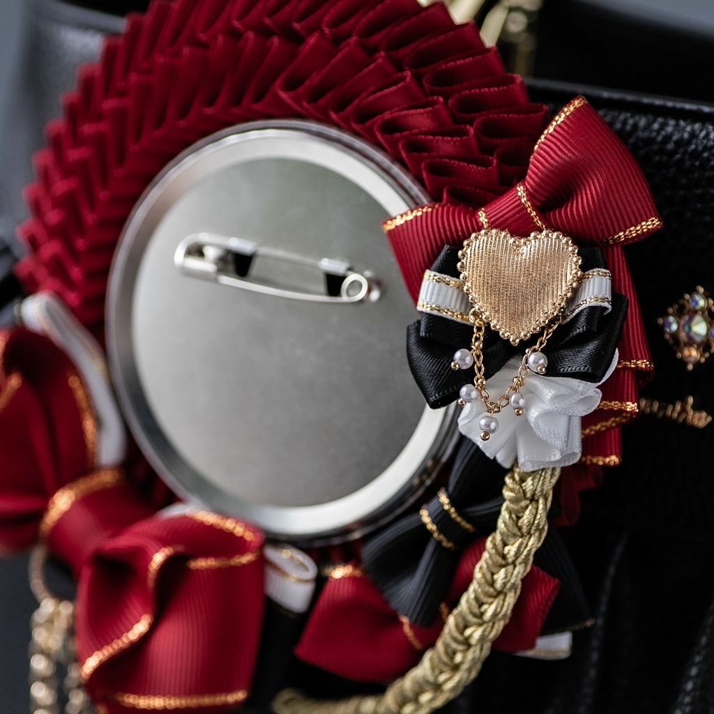 Chic Elegance - L / チェリーレッド / ロゼット