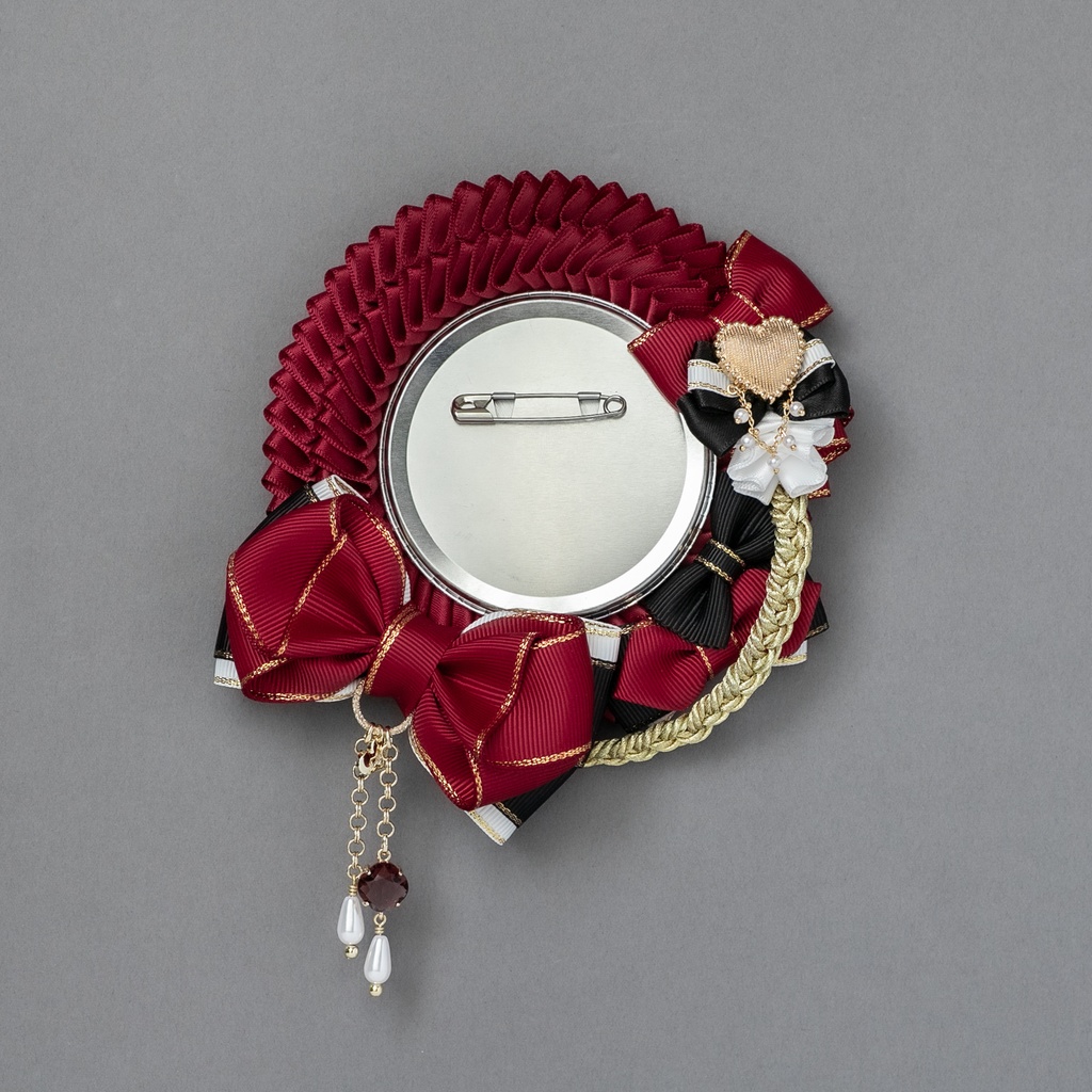 Chic Elegance - L / チェリーレッド / ロゼット