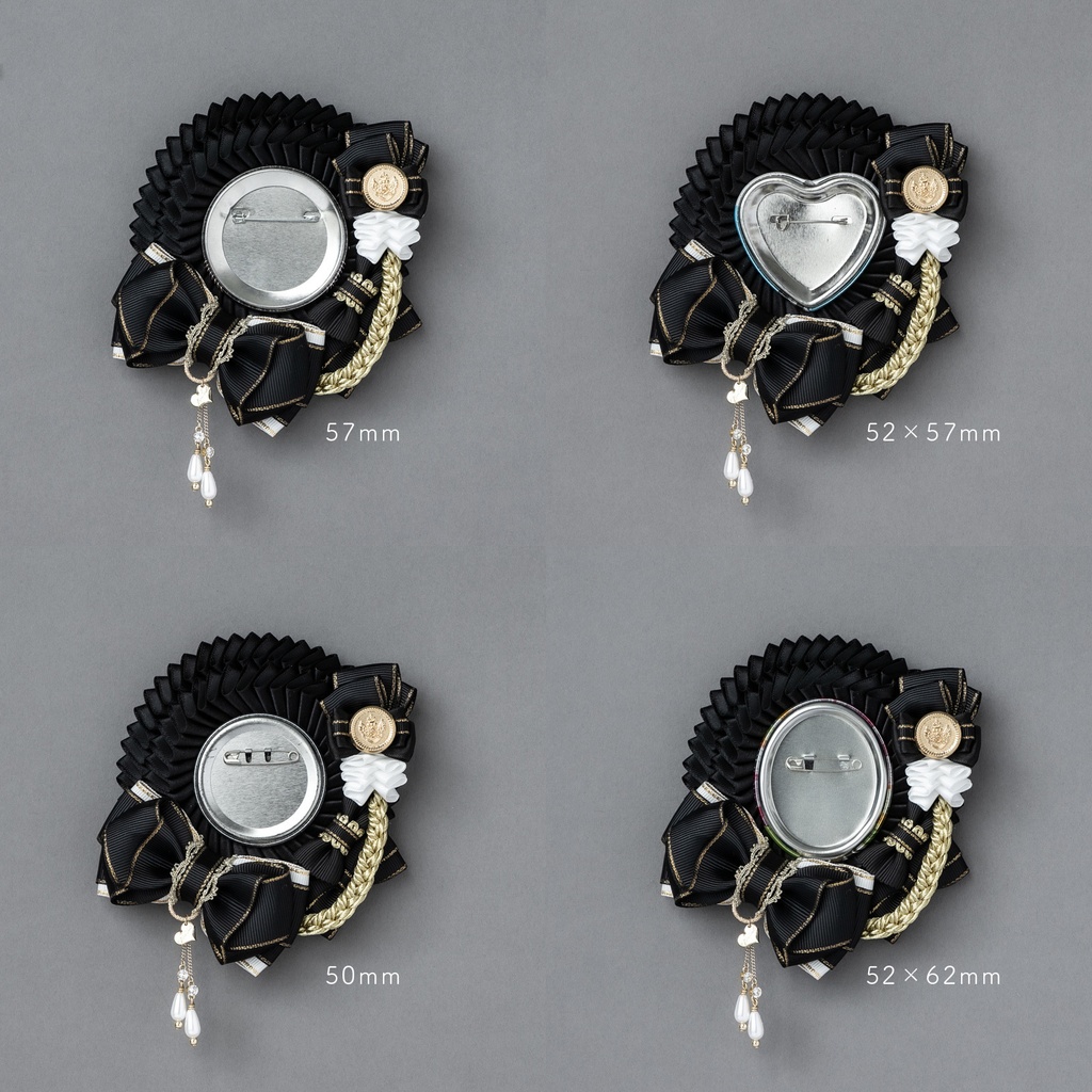 Chic Elegance - M / ミッドナイトブルー / ロゼット