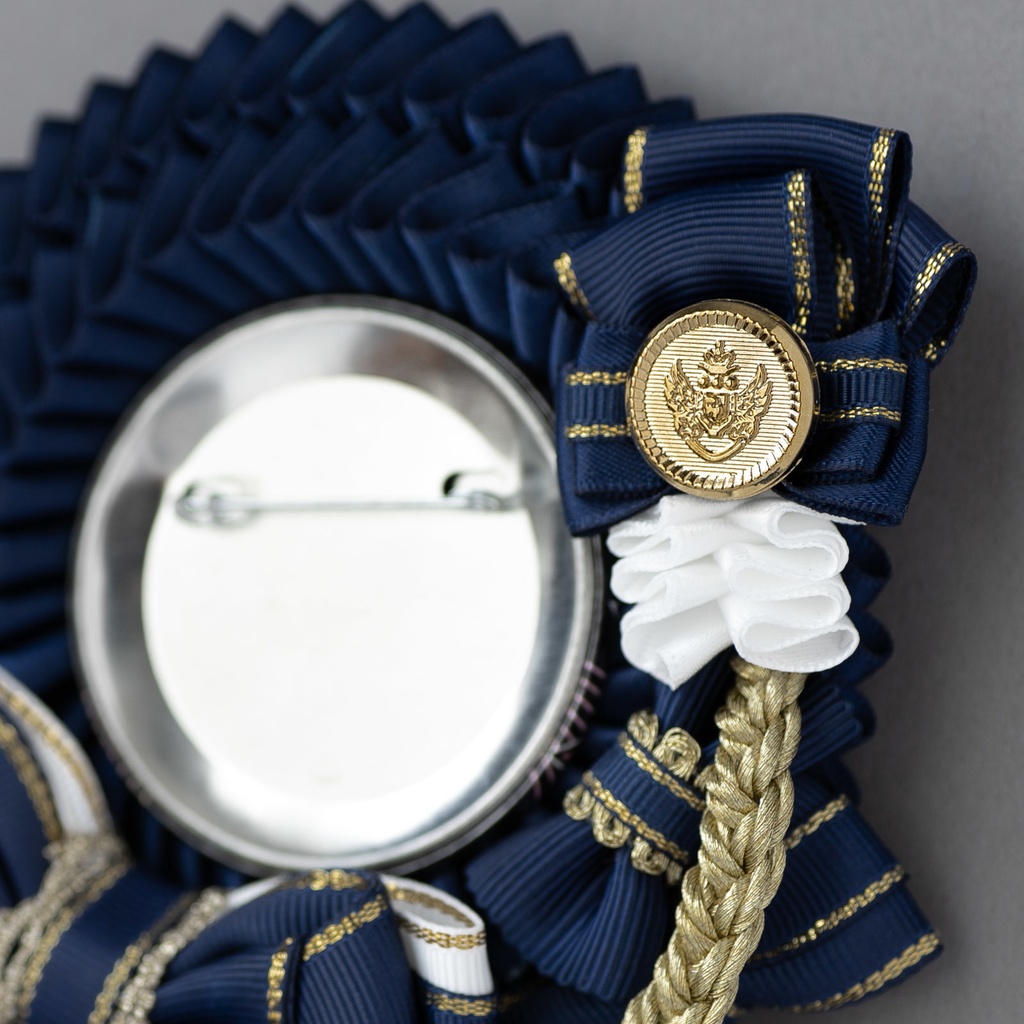 Chic Elegance - M / ミッドナイトブルー / ロゼット