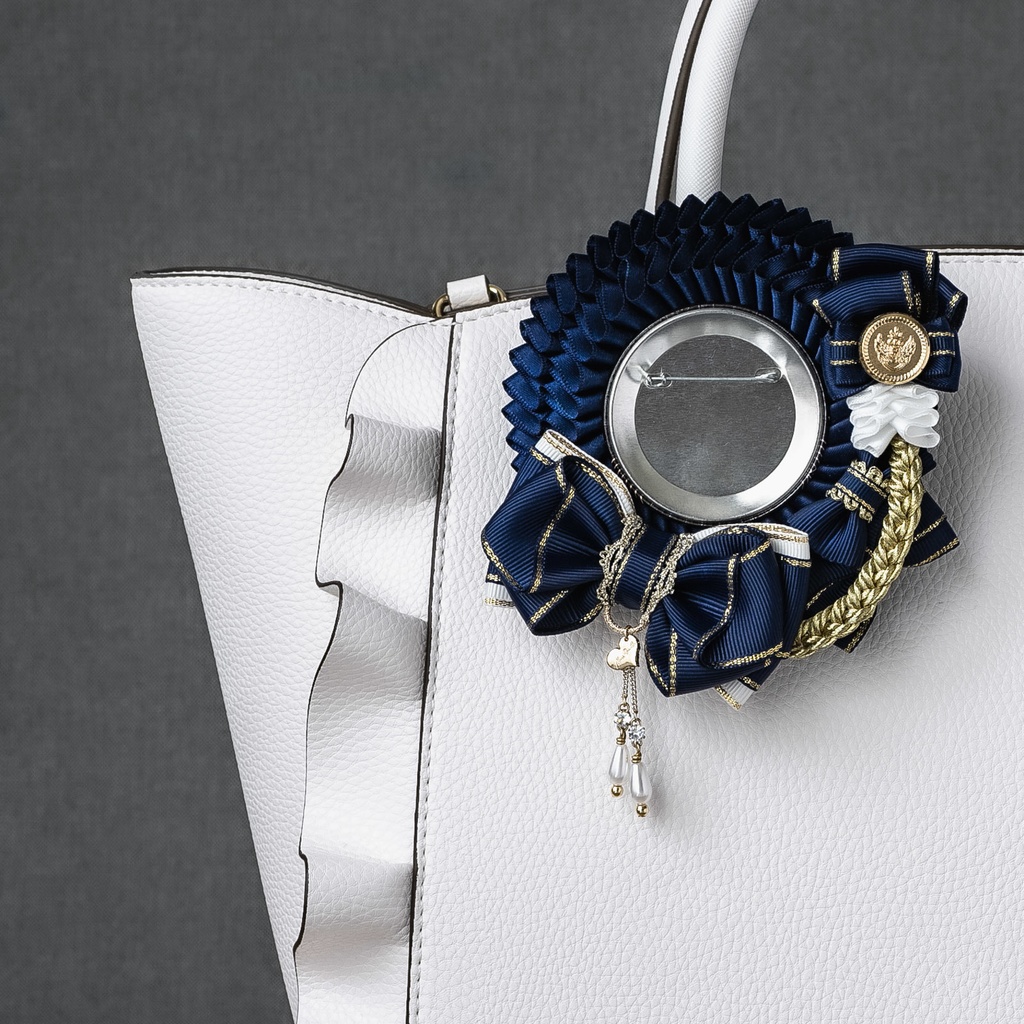 Chic Elegance - M / ミッドナイトブルー / ロゼット