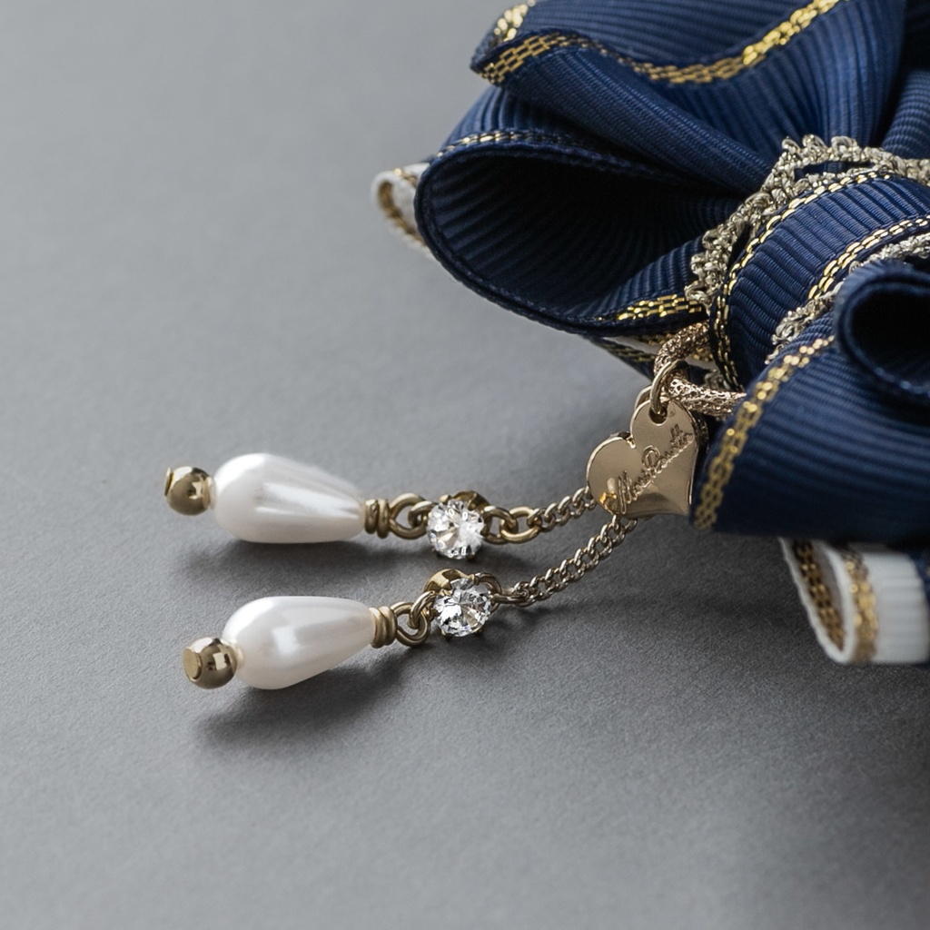 Chic Elegance - M / ミッドナイトブルー / ロゼット