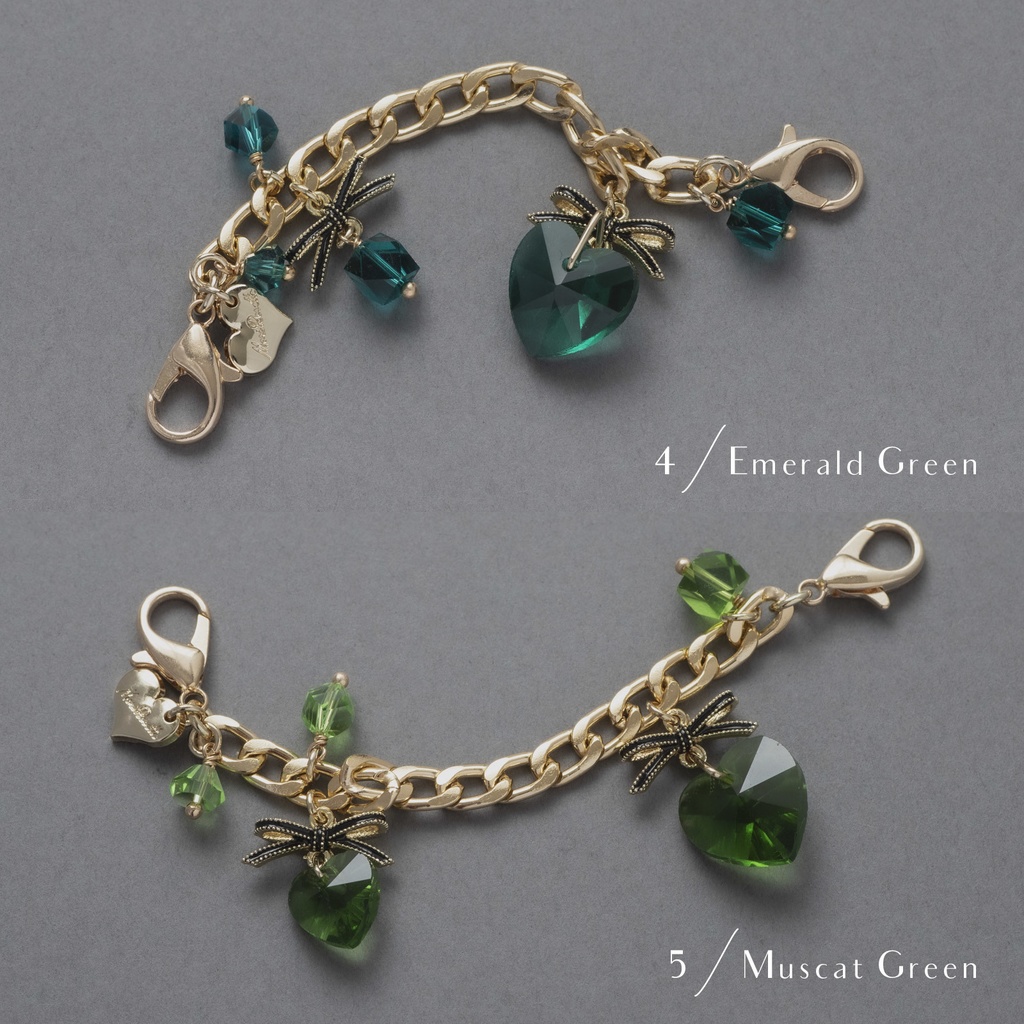 《SOLD》クリアハートチェーン / カスタムパーツ