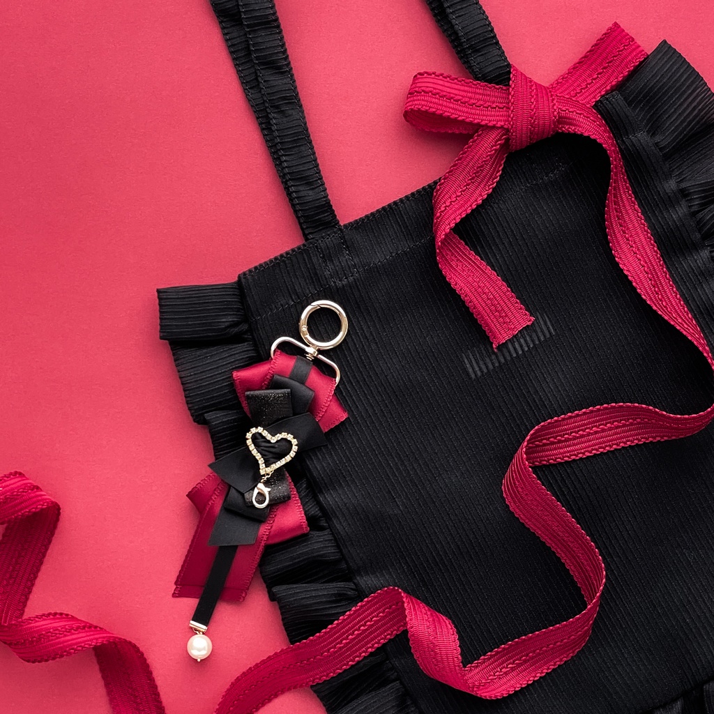 Deepen Ties / チェリーレッド / バッグチャーム