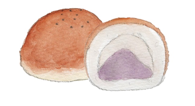 ~キメ顔くまさん~あんぱん添え。