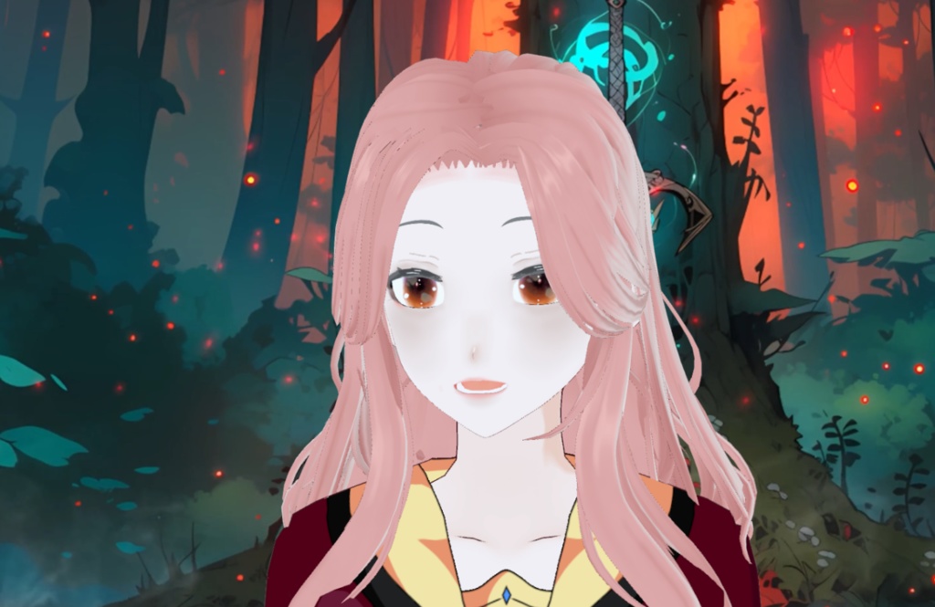 Lady with Uniform VRM + VRoid