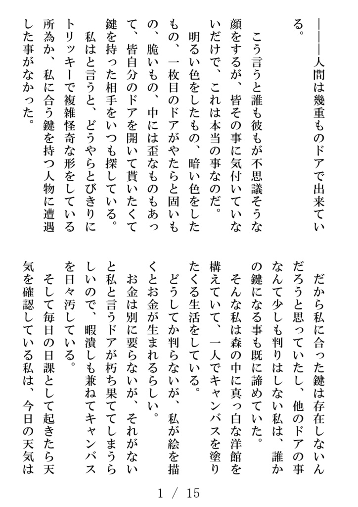 ドアニストの家